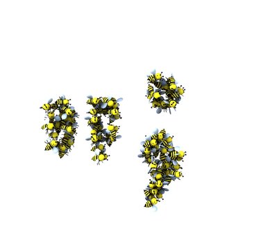 Bee Theemed Font - Period