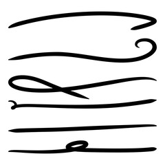 Leinwandbilder - Doodle sketch style of highlighting elements cartoon hand drawn illustration for concept design.