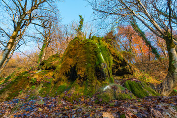 Wall Mural - Mamyrly waterfall in the village of Lyakit