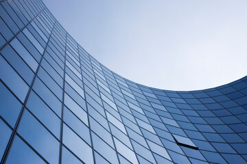 modern office building with blue sky