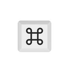 Poster - Command button icon. Vector illustration