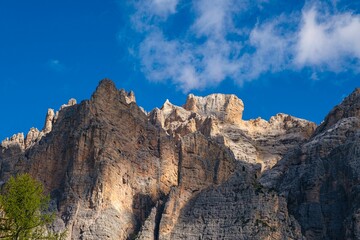 Wall Mural - Beautiful view of the Dolomites Mountains UNESCo world heritage in South Tyrol, Italy