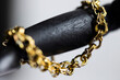 Handmade brass bracelet with buckle