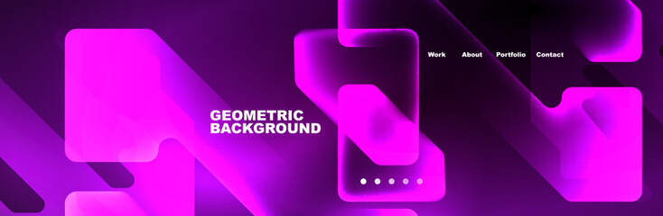 Poster - Abstract high-speed technology background. Movement pattern for banner, poster or app wallpaper