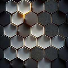 seamless hexagon pattern