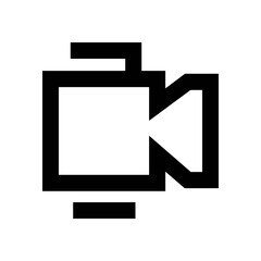 Poster - Video Camera Vector Icon