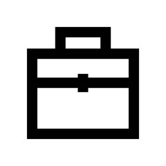 Sticker - Briefcase Vector Icon