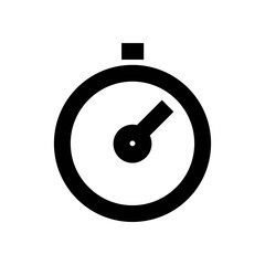 Sticker - Stopwatch Vector Icon