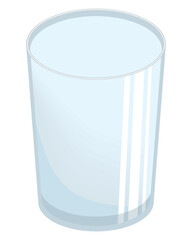 Poster - water drink in glass