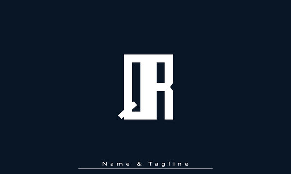 Alphabet letters Initials Monogram logo QR , RQ