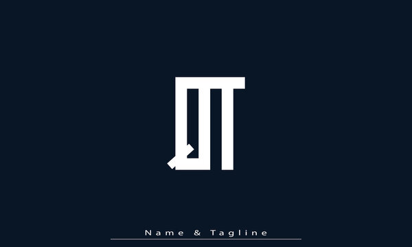 Alphabet letters Initials Monogram logo QT , TQ
