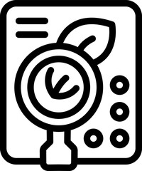 Poster - Paper recycling icon outline vector. Chemical waste. Pack recycle