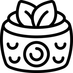 Poster - Reuse plastic icon outline vector. Chemical paper. Garbage recycling