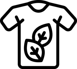 Wall Mural - Chemical recycling tshirt icon outline vector. Paper waste. Factory plastic