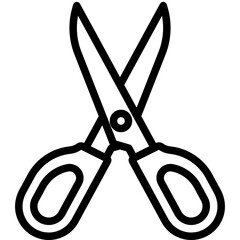 Wall Mural - scissors  icon