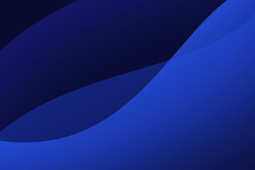 Poster - Abstract Royal blue colors trendy gradient shapes background. Blue backdrop design with random shapes