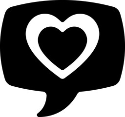 Sticker - Love communication icon