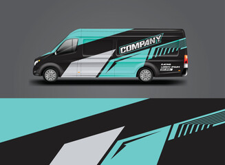 Wall Mural - Van Wrap Livery design. Ready made printed wrap design for Van.