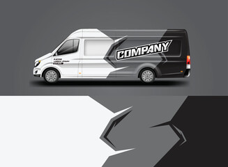 Wall Mural - Van Wrap Livery design. Ready made printed wrap design for Van.