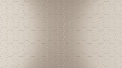 Aufkleber - Realistic abstract honeycomb background. 3d rendering.