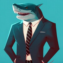 Shark In Business Suit