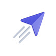 3d email icon send email icon
