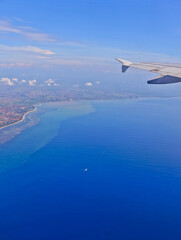 Wall Mural - aerial view of the island