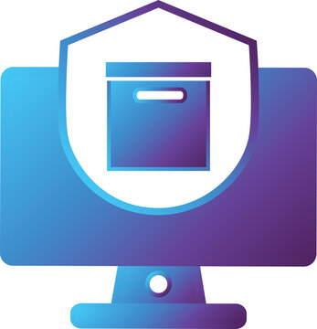 archive computer modern gradient icon