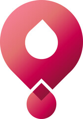 Poster - location gradient icon