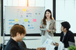 © SOMKID - Asia business meetings team and business presentations to new projects, Consultations of business people working in meeting room, Brainstorming together to get ideas concept.