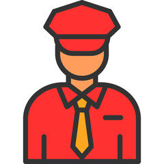 Sticker - Security Guard Icon