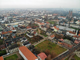 Fototapeta Paryż - Włocławek z lotu ptaka, kujawsko-pomorskie, Polska/Wloclawek city aerial view, Kuyavian-Pomeranian region, Poland