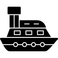 Wall Mural - Ship Icon