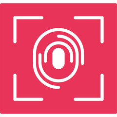 Poster - Fingerprint Scanner Icon