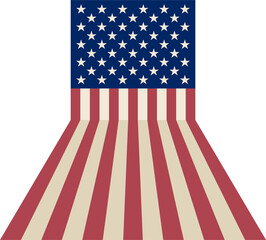 American flag background