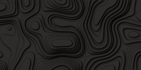 abstract luxury black and gray paper cut art background design for website template or presentation 