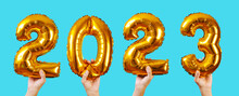 Number 2023, As The New Year, Banner