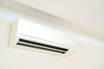 Wall Mural - Air conditioner system on white wall room