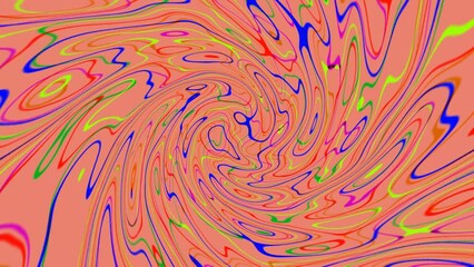 Poster - Twirl line pattern animated background