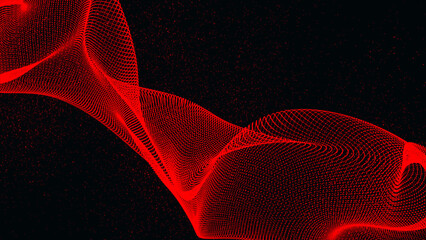 Poster - red abstract background