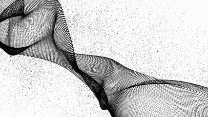 Poster - black and white background