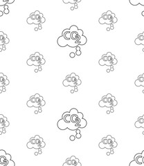 Sticker - Co2 Emissions Icon Seamless Pattern M_2211002