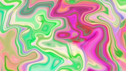 Poster - Smooth shiny wave marble liquid animation background