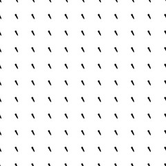 Poster - Square seamless background pattern from black falling rocket symbols. The pattern is evenly filled. Vector illustration on white background