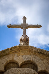 Wall Mural - Crucifix on Santiago de Compostela Cathedral, Galicia, Spain