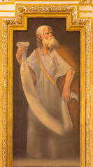 Wall Mural - CORDOBA, SPAIN - MAY 27, 2015: The fresco of prophet in church Iglesia de San Augustin from 17. cent. by Cristobal Vela and Juan Luis Zambrano.