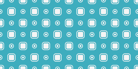 Fototapete - Polka dot of dots and squares that alternate. Vector for print and various decor.