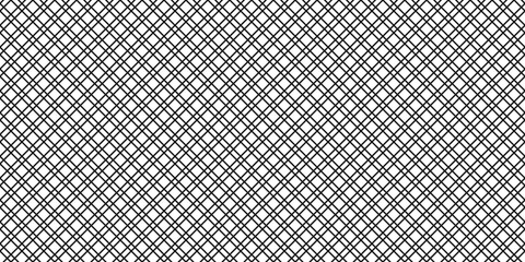 Aufkleber - Diagonal grid of squares. Print and stylish interior design. Seamless vector decor pattern.