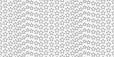 Poster - White stars on the same white background. Print and stylish interior design. Seamless vector decor pattern.