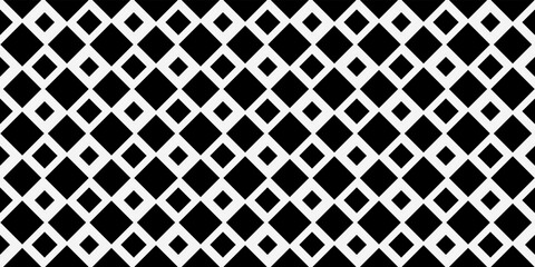 Aufkleber - Big and small rhombuses, seamless vector pattern. Print and stylish interior design. Seamless vector decor pattern.